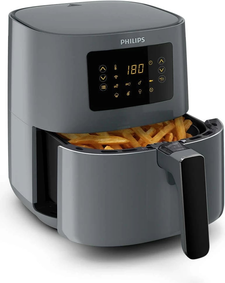 Fritezë me ajër Philips 5000 HD9255/60, 4.1 L, 1400 W, argjendi