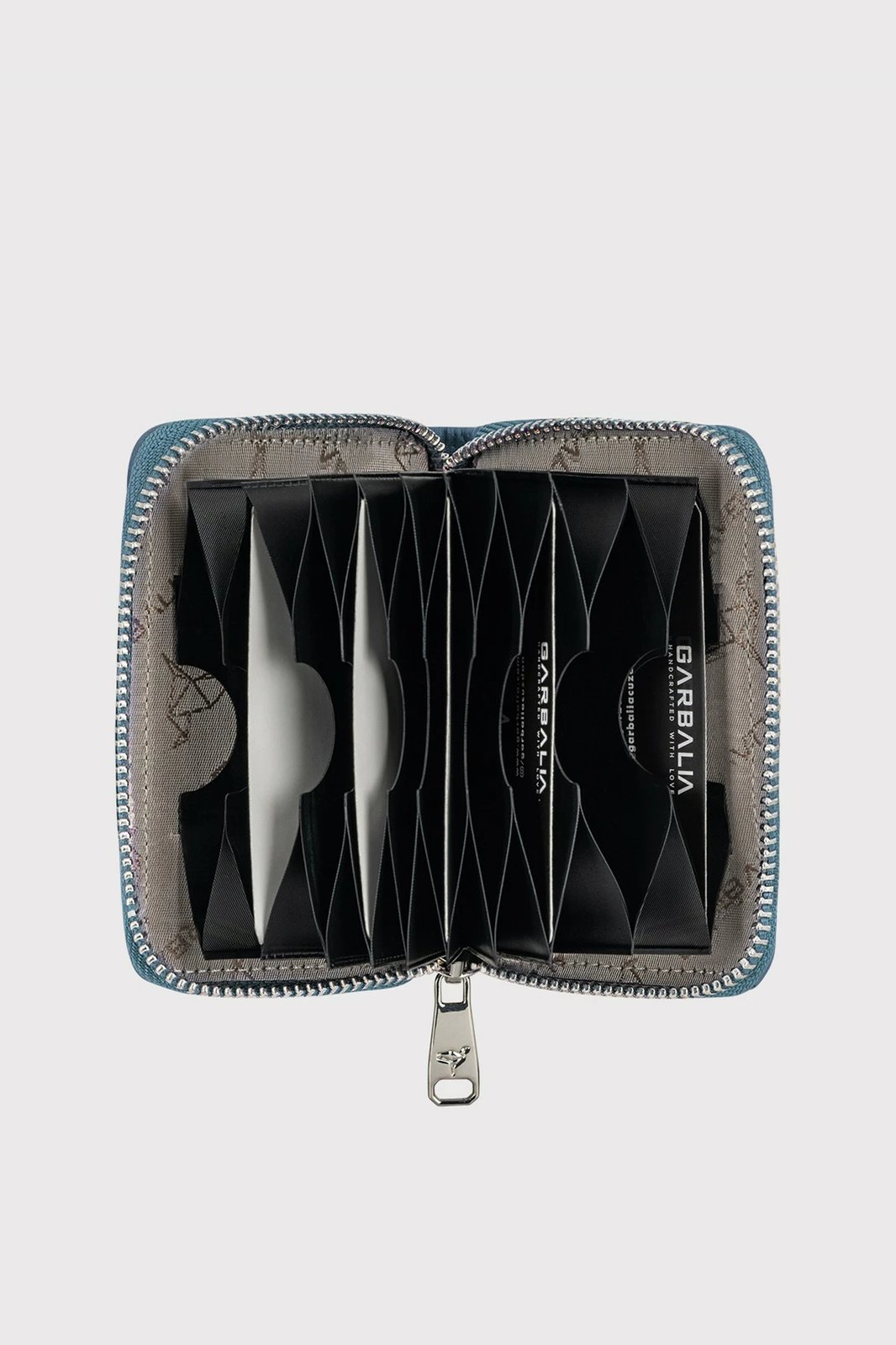 Mbajtës kartelash Zoozie Bags, Clovis, ngjyrë blu petrol