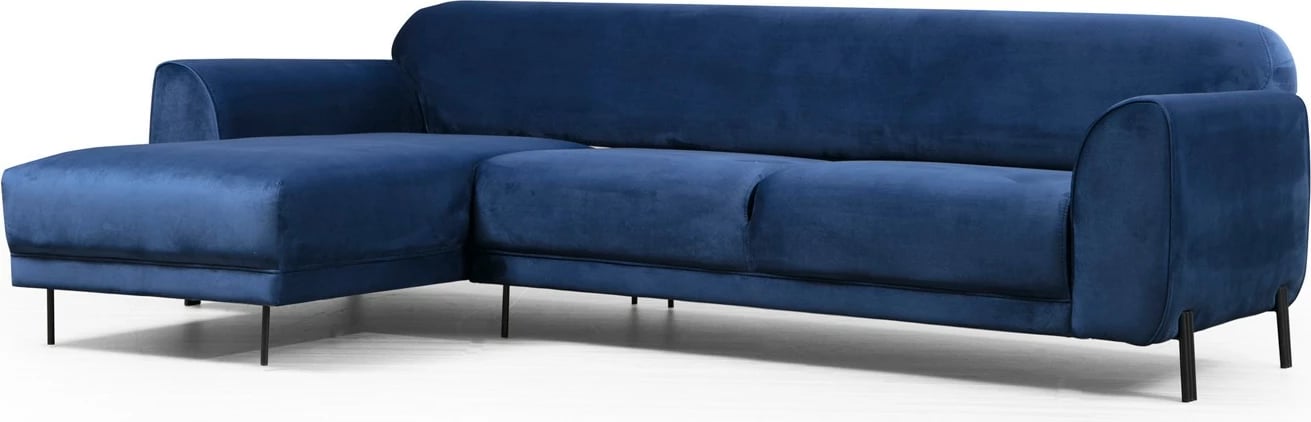 Kënd divan-krevat Atelier del Sofa, kënd majtas, ngjyrë blu e errët (Chl-3R)