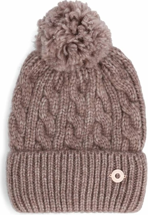 Kapelë beanie Kari Tra për femra dhe meshkuj, bezhë