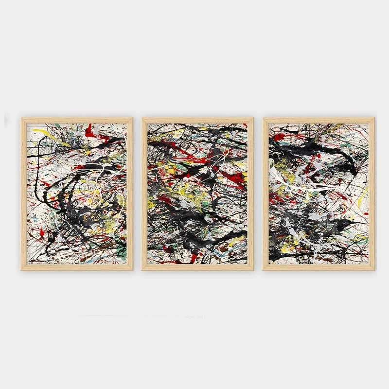 Pikturë dekorative me kornizë (3 copë), Wallity, 3NTC_UN1438755097_3545
