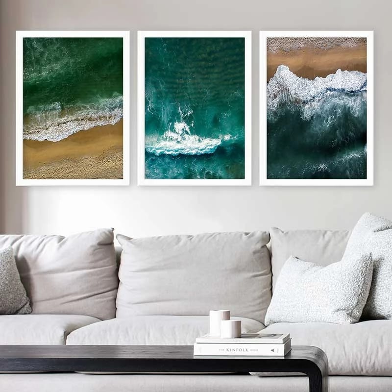 Pikturë dekorative me kornizë (3 copë), Wallity, 3BC_320388_3545