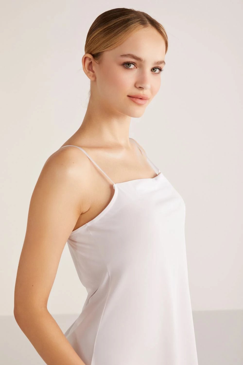 Këmishë nate Jumeon, e bardhë, 1C13CKOK001.001.C00018