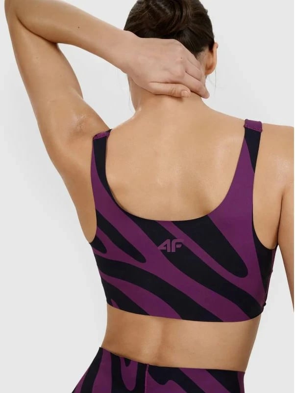 Bra sportiv për femra 4f, me print