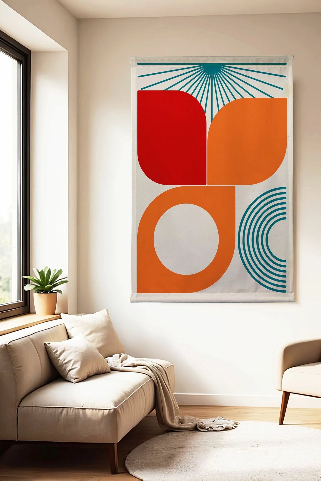 Pikturë dekorative poliestër, Wallity Polybaby 12, shumëngjyrëshe, 100x140cm