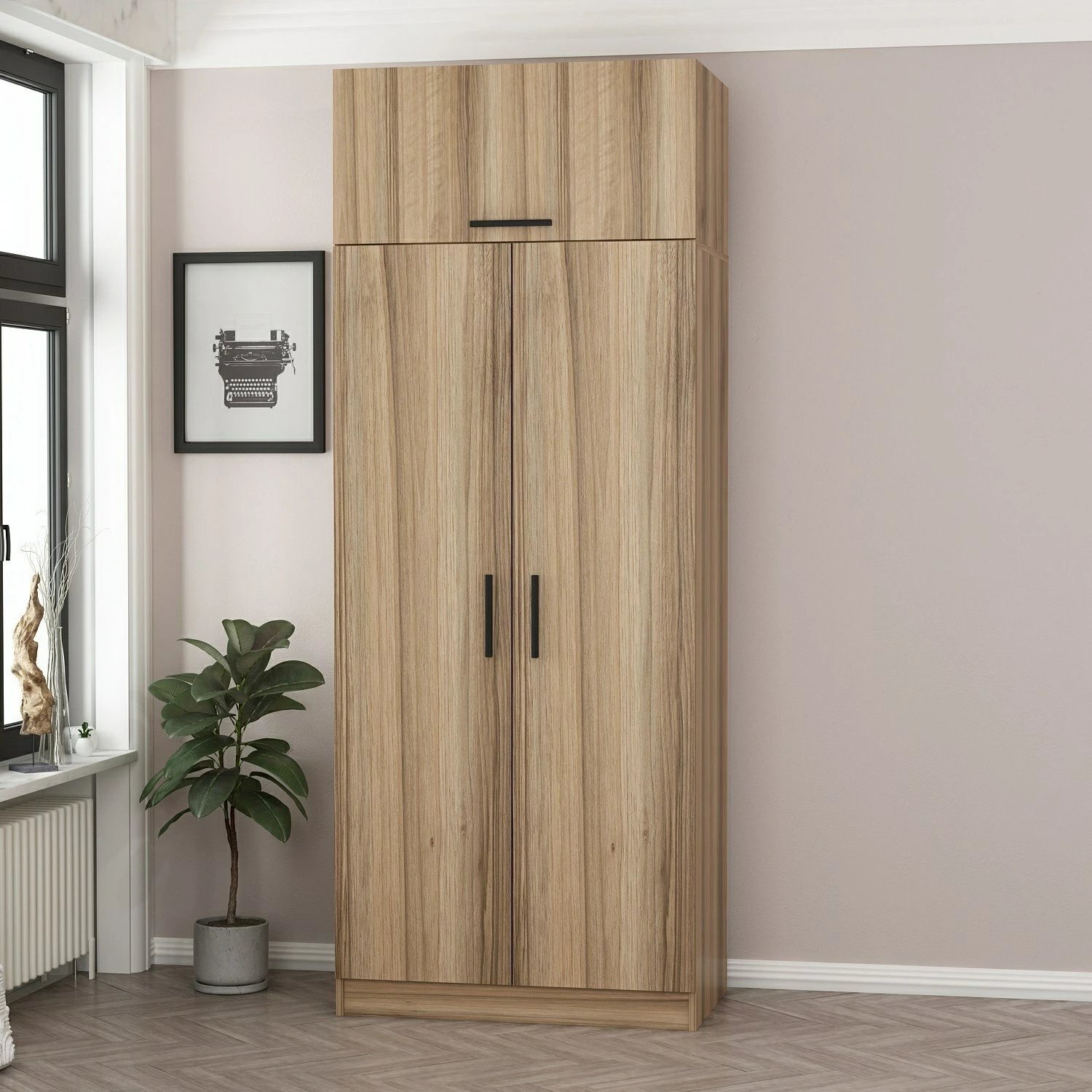 Dollap Skye Decor, ngjyrë lisi, 2237