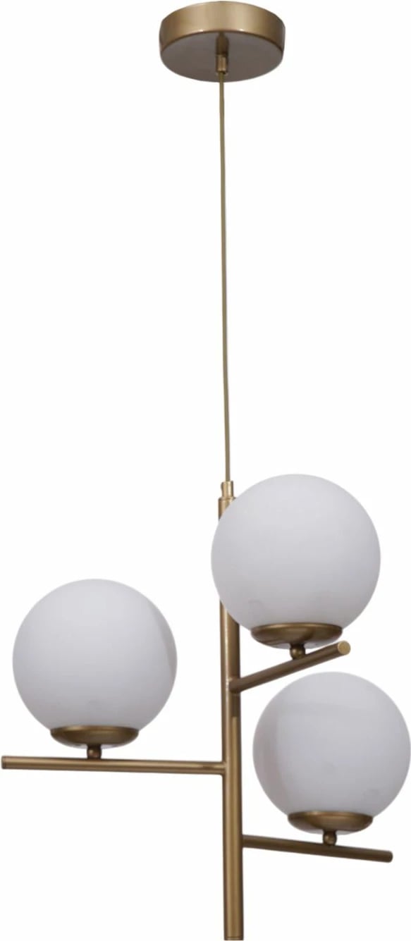 Llambë tavani Opviq, 9007-4, e bardhë dhe ari