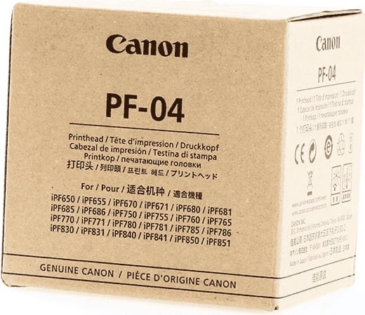 Kokë printimi, Canon, PF-04 3630B001, origjinale, pa ngjyrë