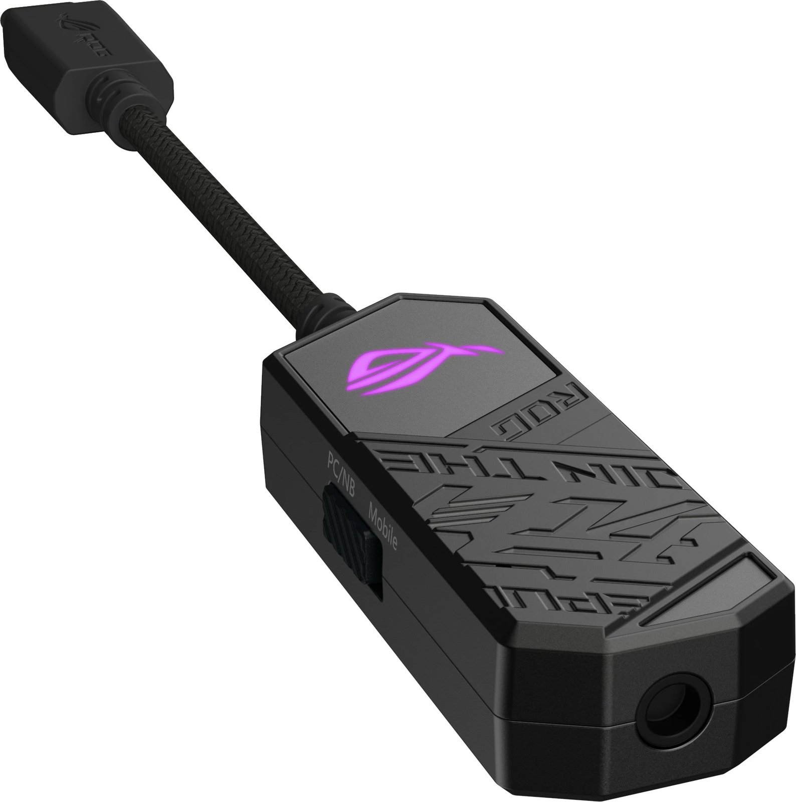 Adapter mikrofon ASUS ROG Clavis, USB Type-C, anulim zhurme, LED, i zi
