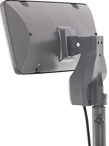 ngrohës terase në këmbë, Adler Camry CR 7737, 1000/2000W, elemente kuarci, IP24, zonë 14 m², lartësi 157–202 cm, gri