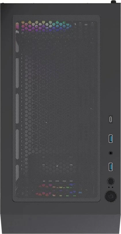 Kasë Gembird Fornax 900 CCC-FC-900ARGB, ATX, ARGB, e zezë