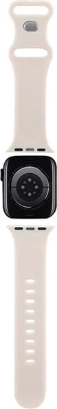 Rrip silikoni Hello Kitty Silicone Tags Graffiti për Apple Watch 38/40/41mm, Bezhe