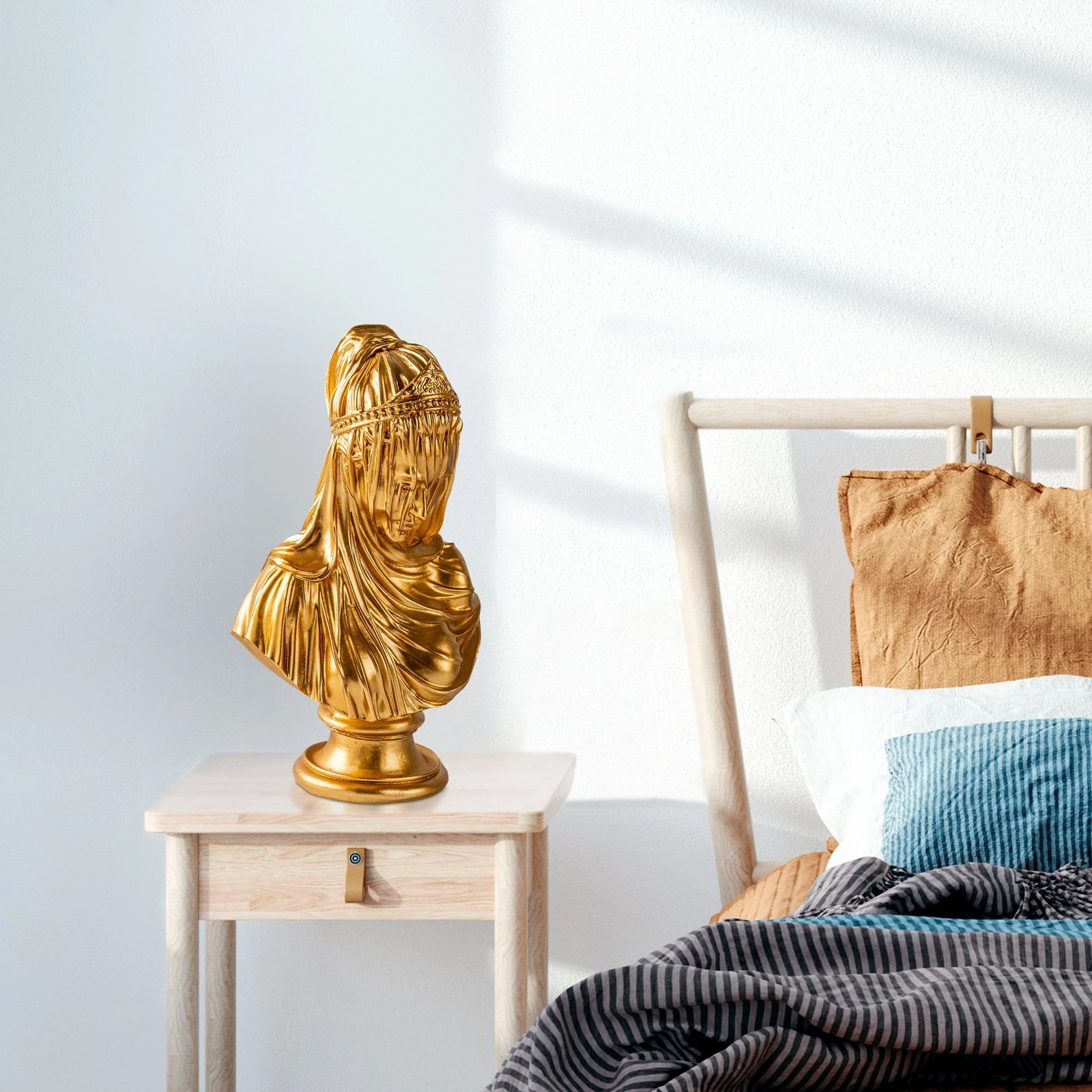 Objekt dekorativ Aberto Design, Yak-038, ngjyrë ari