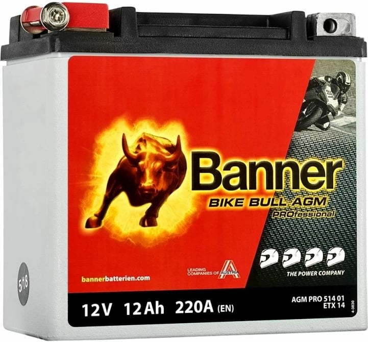 Bateri 12v 12ah Agm Pro 514 01 Etx 14