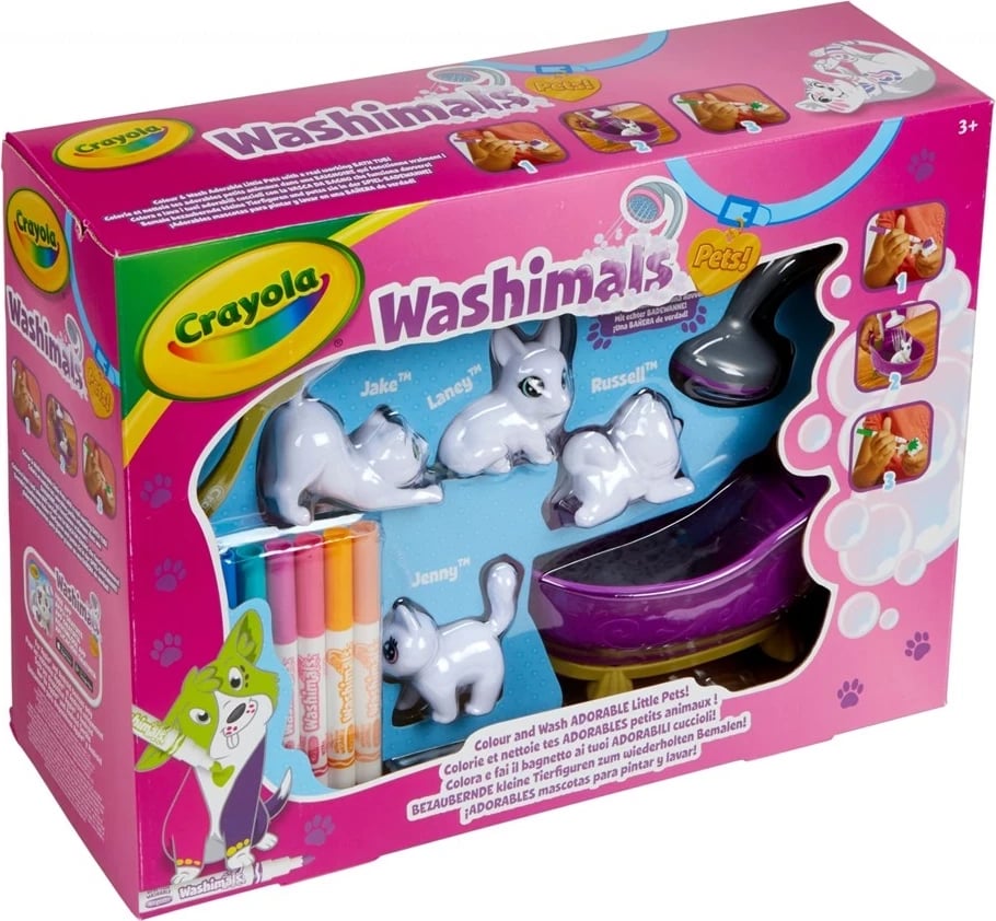 Lodra artizanale Crayola Washimals, shumëngjyrëshe