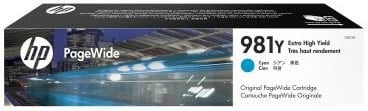 Kartushë boje HP 981Y (L0R13A) rendiment i lartë, 183 ml, për PageWide, cian