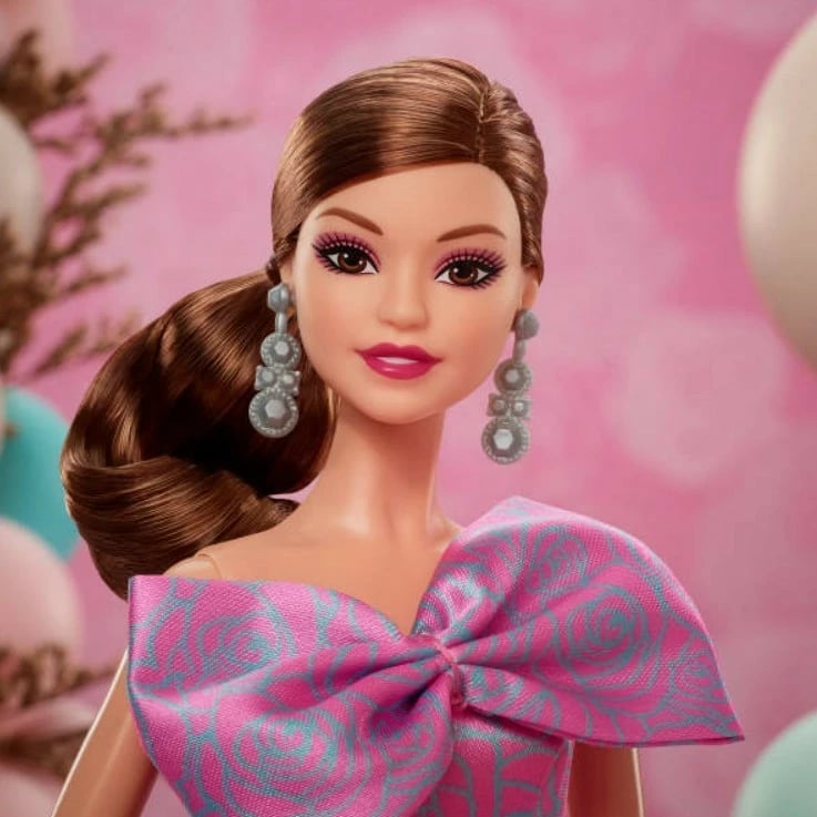 Kukull Barbie Mattel Birthday Wishes JBJ07, 33 cm, rozë
