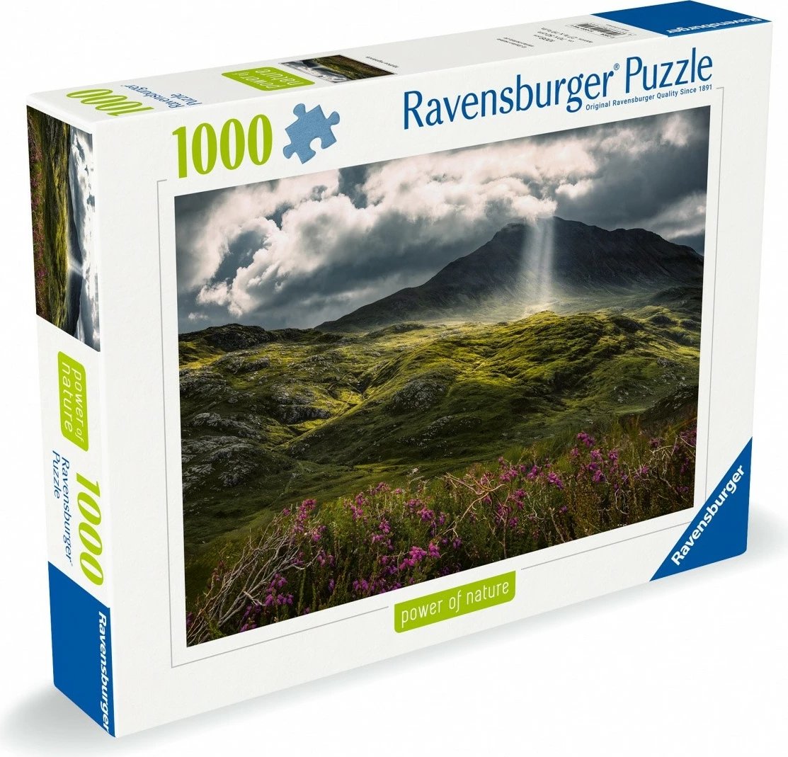 Puzzle Ravensburger Mountain Mystery 1000 pjesë, 70x50cm