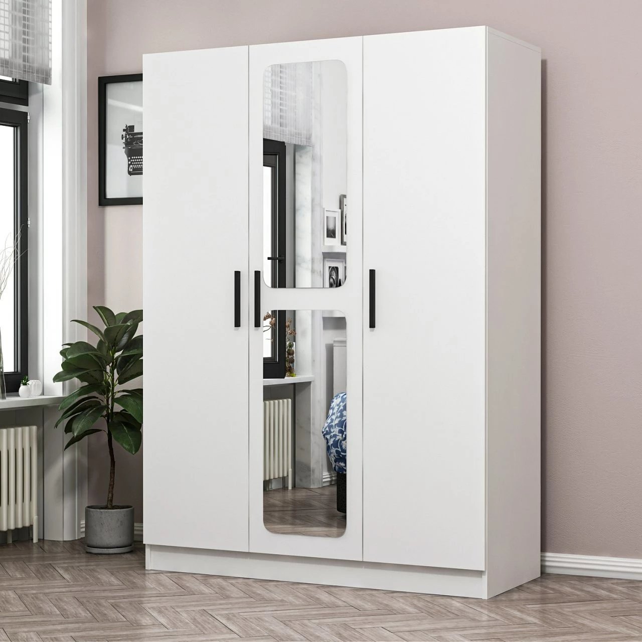 Dollap Skye Decor, ngjyrë e bardhë, 2251