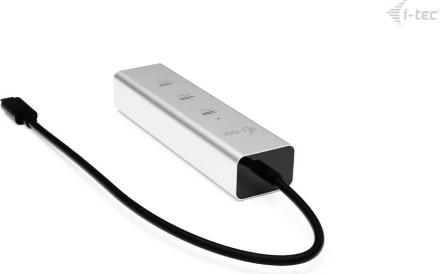 USB-C hub I-Tec D I-TEC, 5 porta, 85W, argjendtë