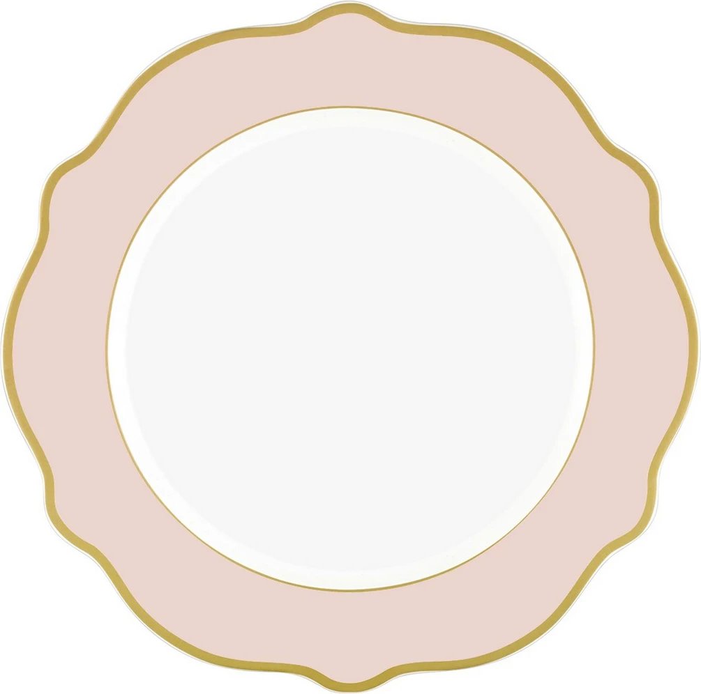 Set pjatash për ëmbëlsira, rozë, Hermia, DNR0025, 6 copë