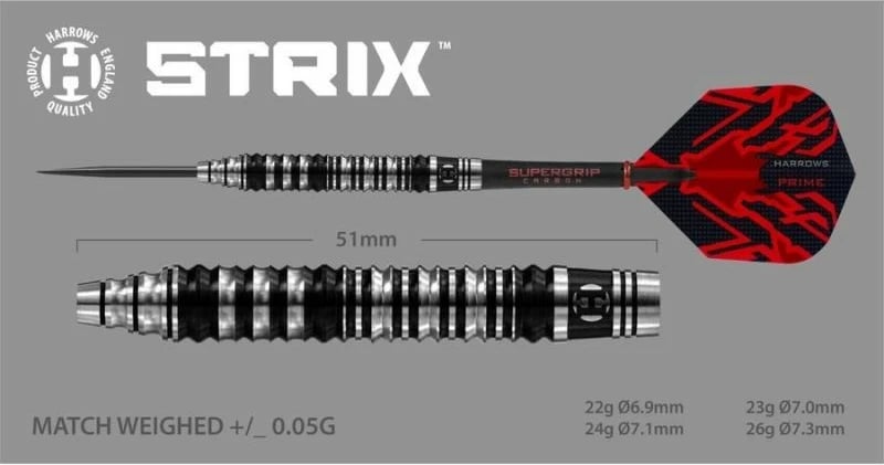 Atlete për sporte rekreative Harrows Strix, të zeza dhe të kuqe Atlete për sporte rekreative Harrows Strix, të zeza dhe të kuqe