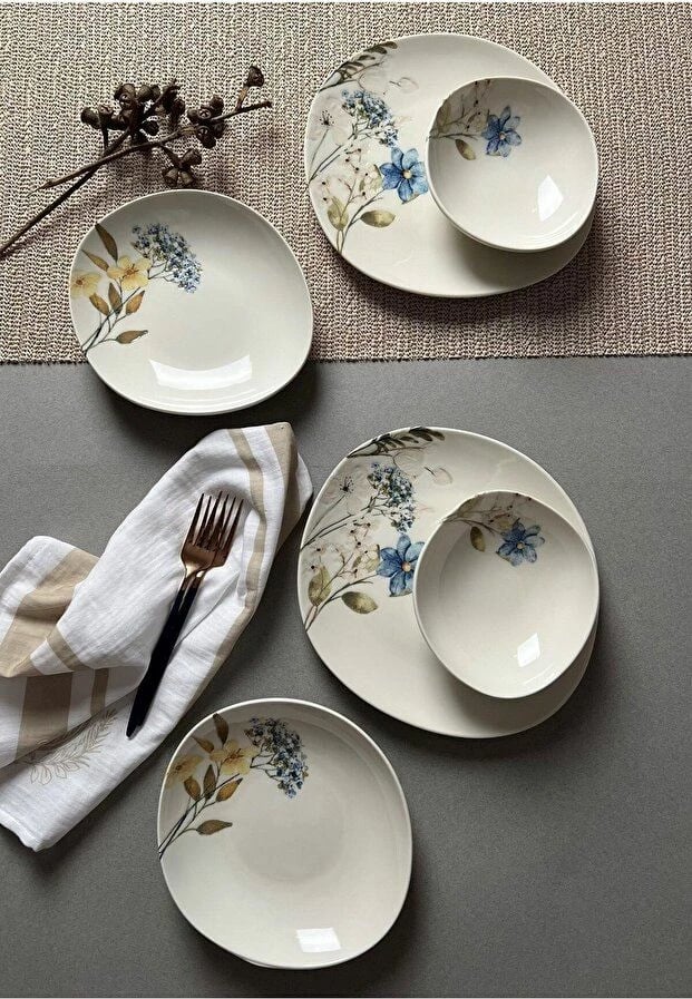 Set enësh për drekë (12 copë), Hermia Concept, PBL12YKPRS1015