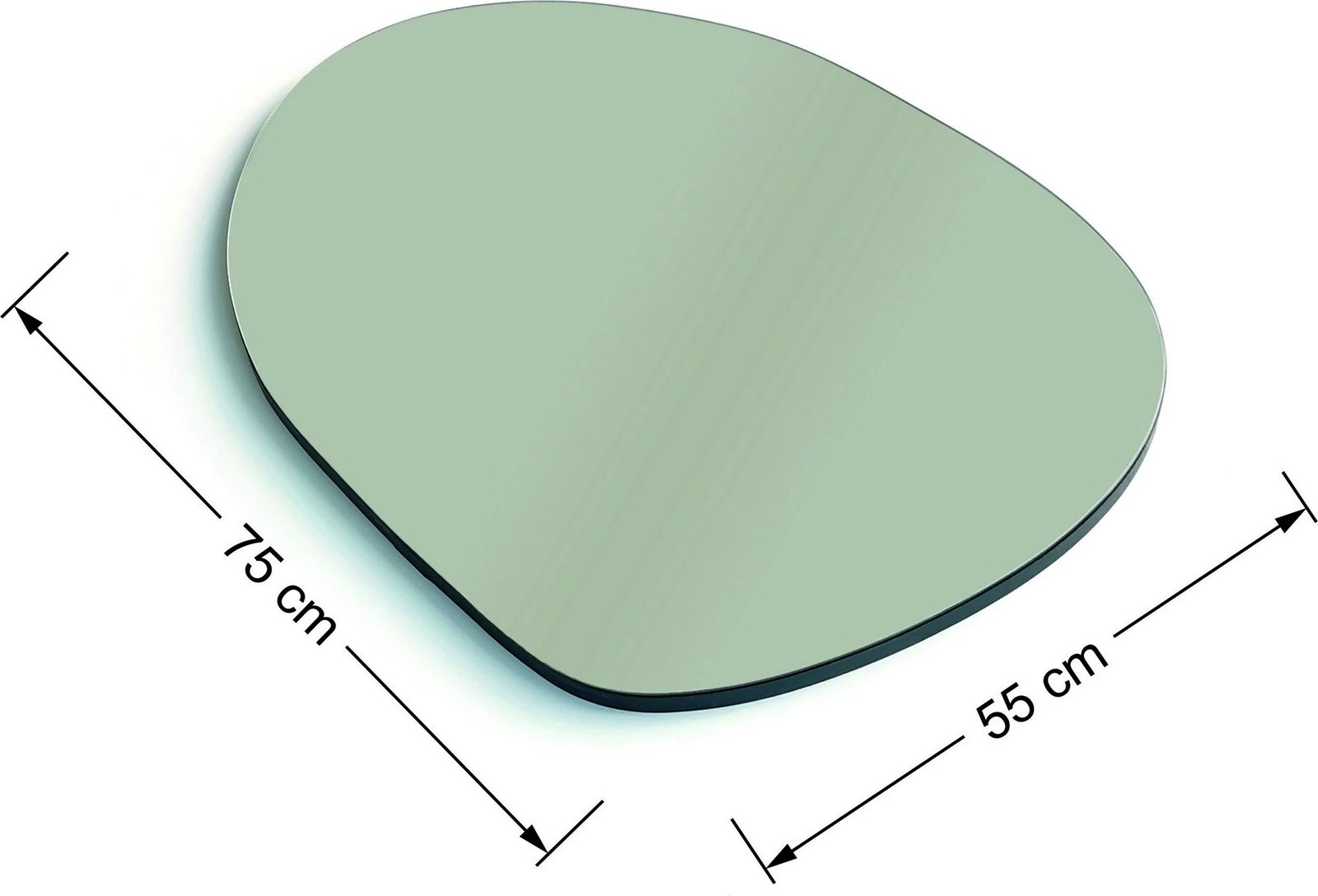 Pasqyrë dekorative Hanah Home, Gusto, e zezë