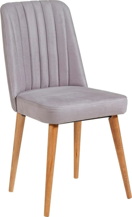 Set tavoline me karrige dhe konsol, zgjatues, 5 pjesë, Skye Decor, Vina 02 0701, ngjyrë lis Atlantik, gri