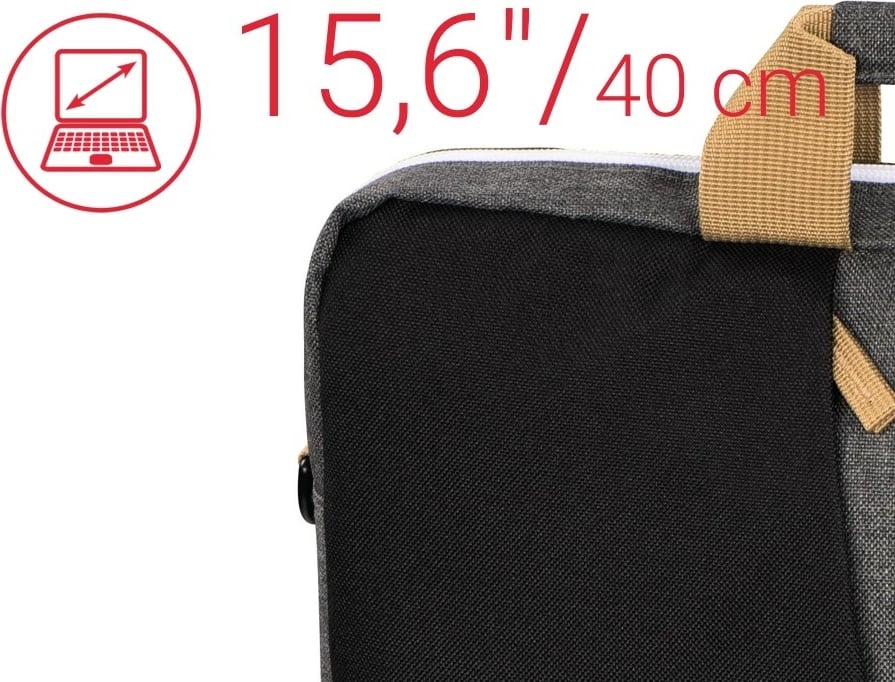 Çantë laptopi Hama Florenz 15.6", e zezë/gri