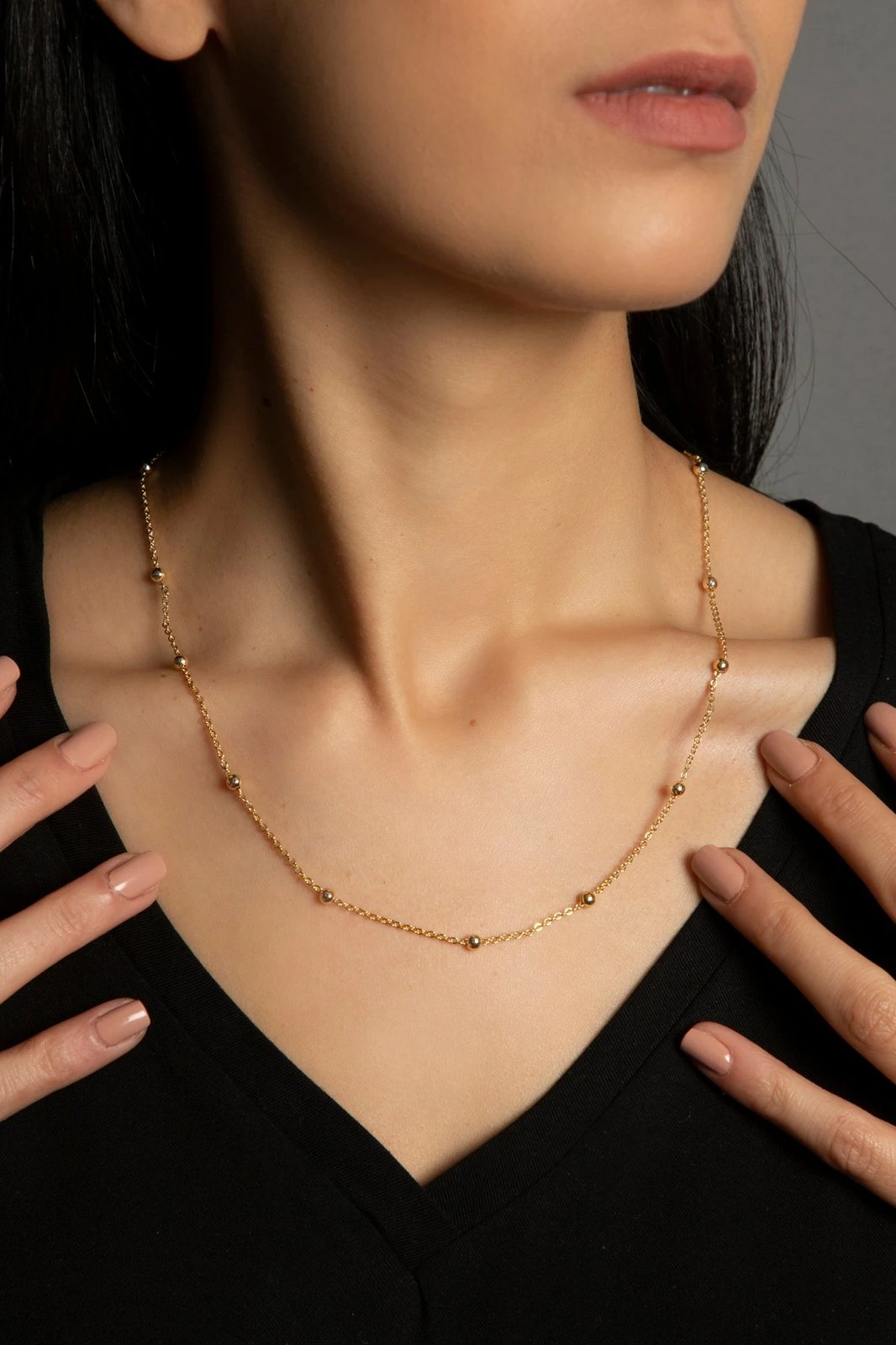 Qafore metalike Elika, ngjyrë ari, ESLM57017