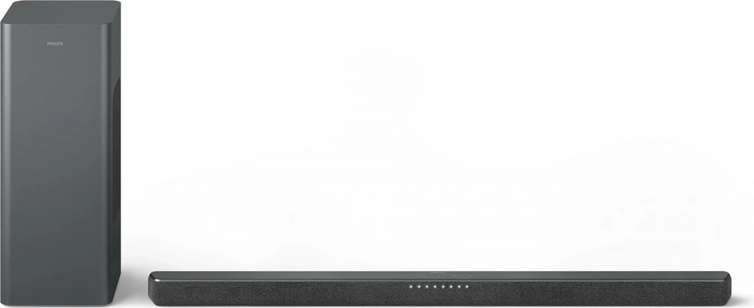 Soundbar Philips TAB6309/10 me subwoofer pa tela, 320W, Gri