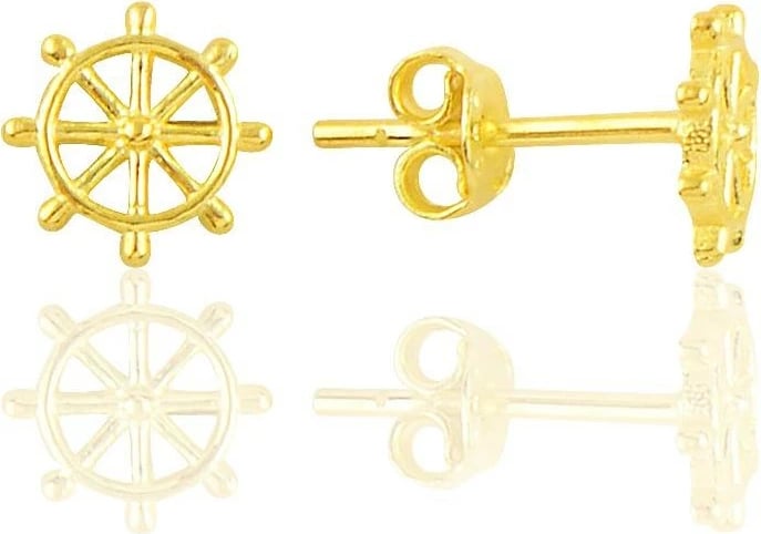 Vathë argjendi Jumeon, ngjyrë ari, 7.5mm, 10877G