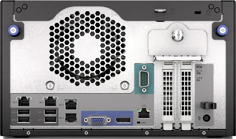 Server HPE ProLiant MicroServer Gen11, Intel Pentium Gold G7400, 16 GB RAM, 128 GB SSD, 4 bërthama, i zi