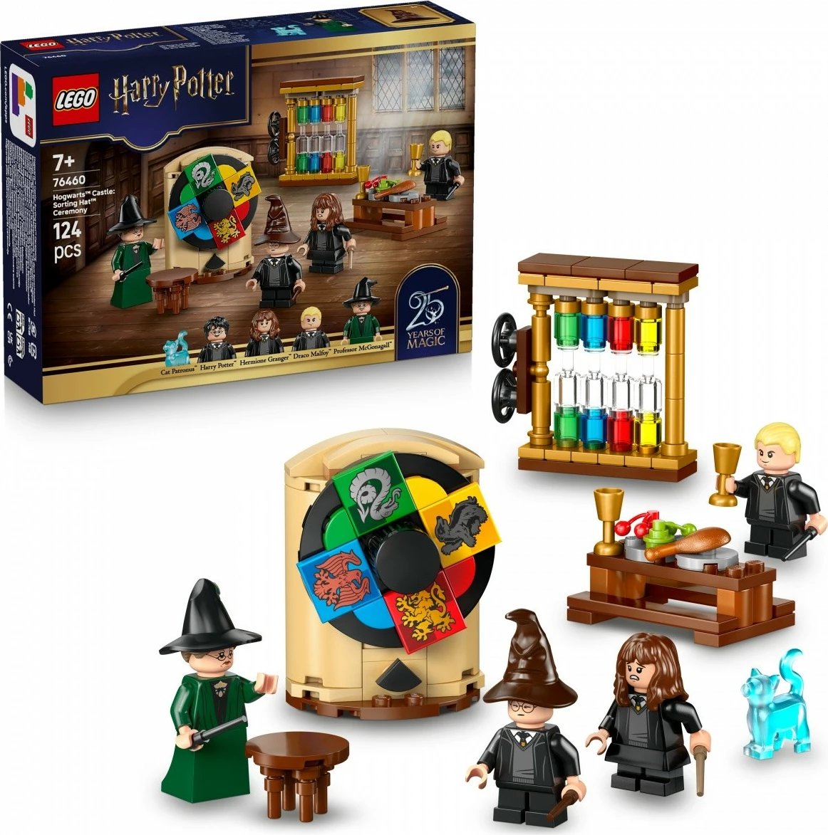 Set lodrash LEGO Harry Potter 76460 Hogwarts Castle: Sorting Ceremony, 124 pjesë, 7+