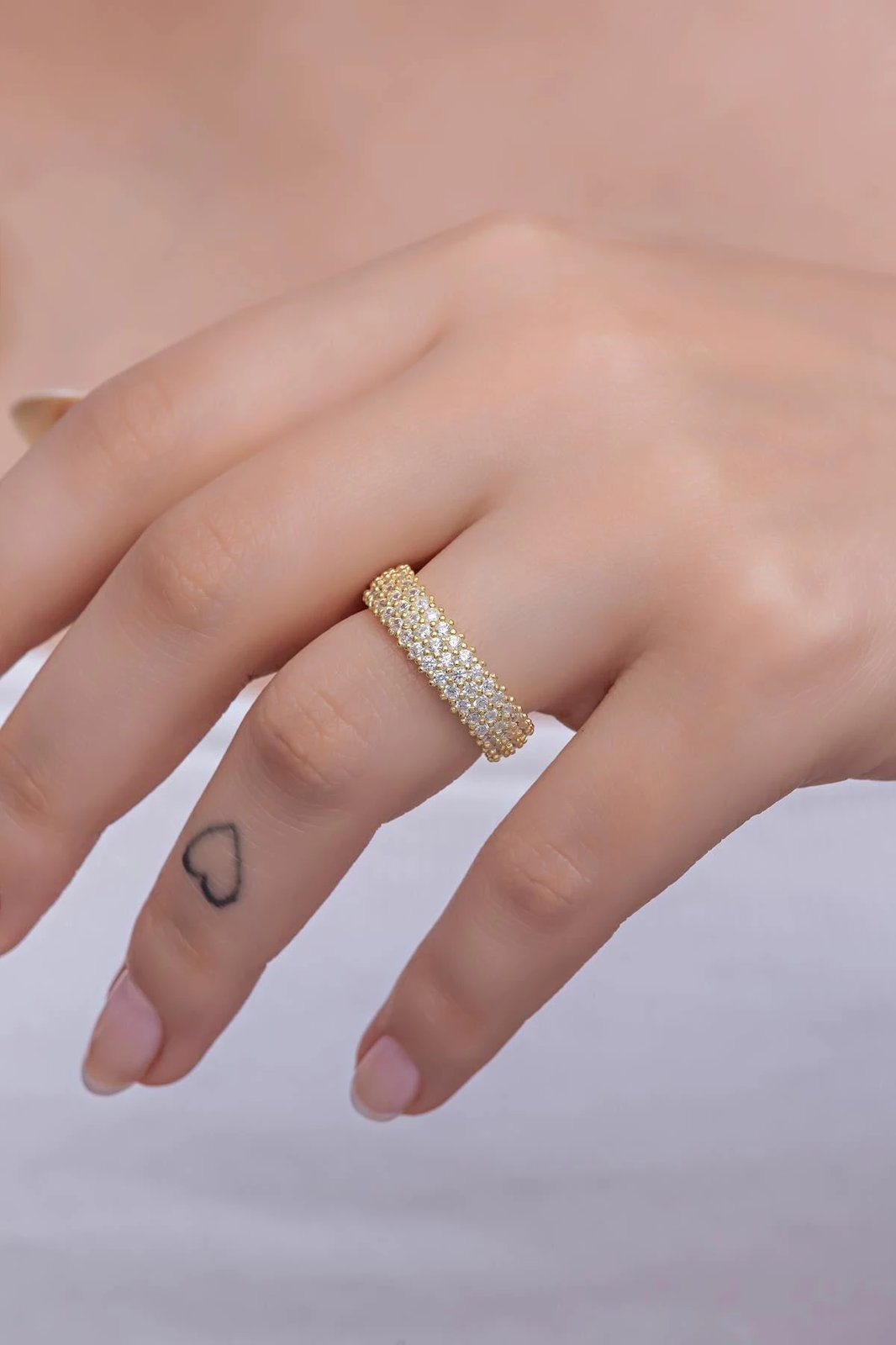 Unazë argjendi ngjyrë ari, Jumeon, NRZ999174-15