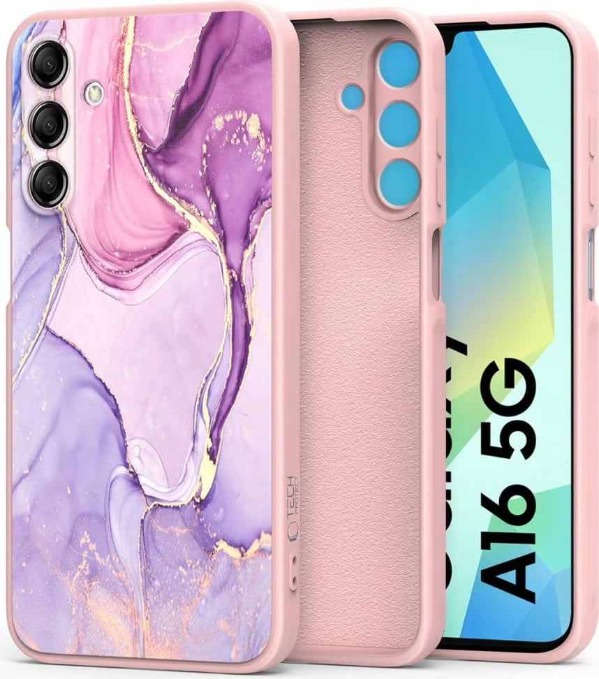 Mbështjellës Tech-Protect Icon për Samsung Galaxy A16 4G/5G, Rozë