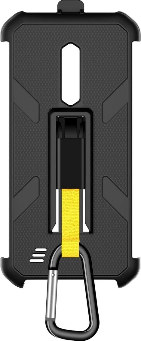 Mbështjellës Ulefone për Armor X12/X12 Pro, UF-C-AX12, me klips dhe karabiner, Zi