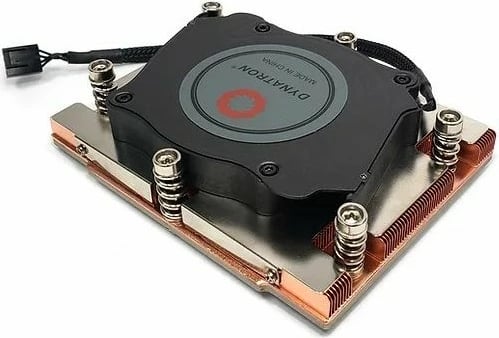 Ftohës ajri Dynatron J-5, 8 cm, 2000 RPM, 8600 RPM, Ngjyrë e zezë, Bakër