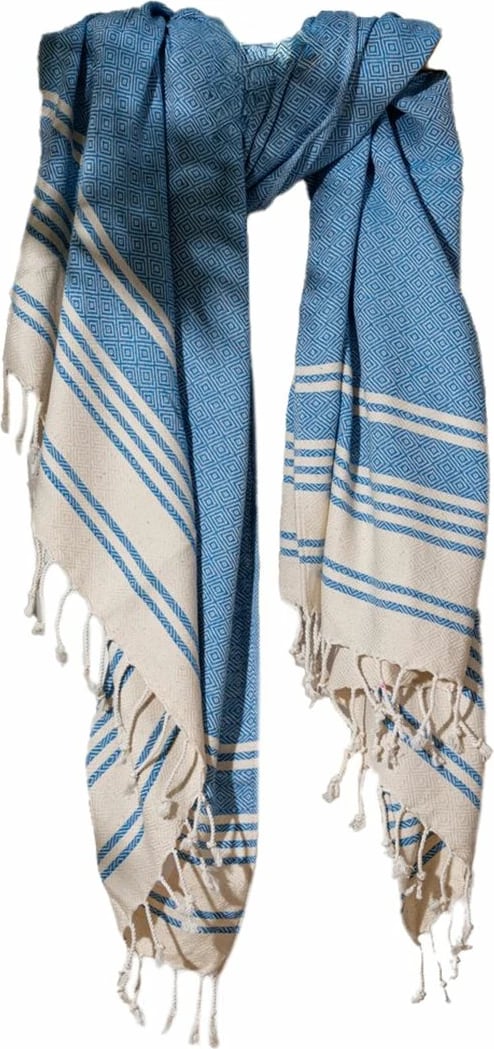 Peshqir plazhi Fouta, ngjyrë Royal, Mijölnir, New Diamond