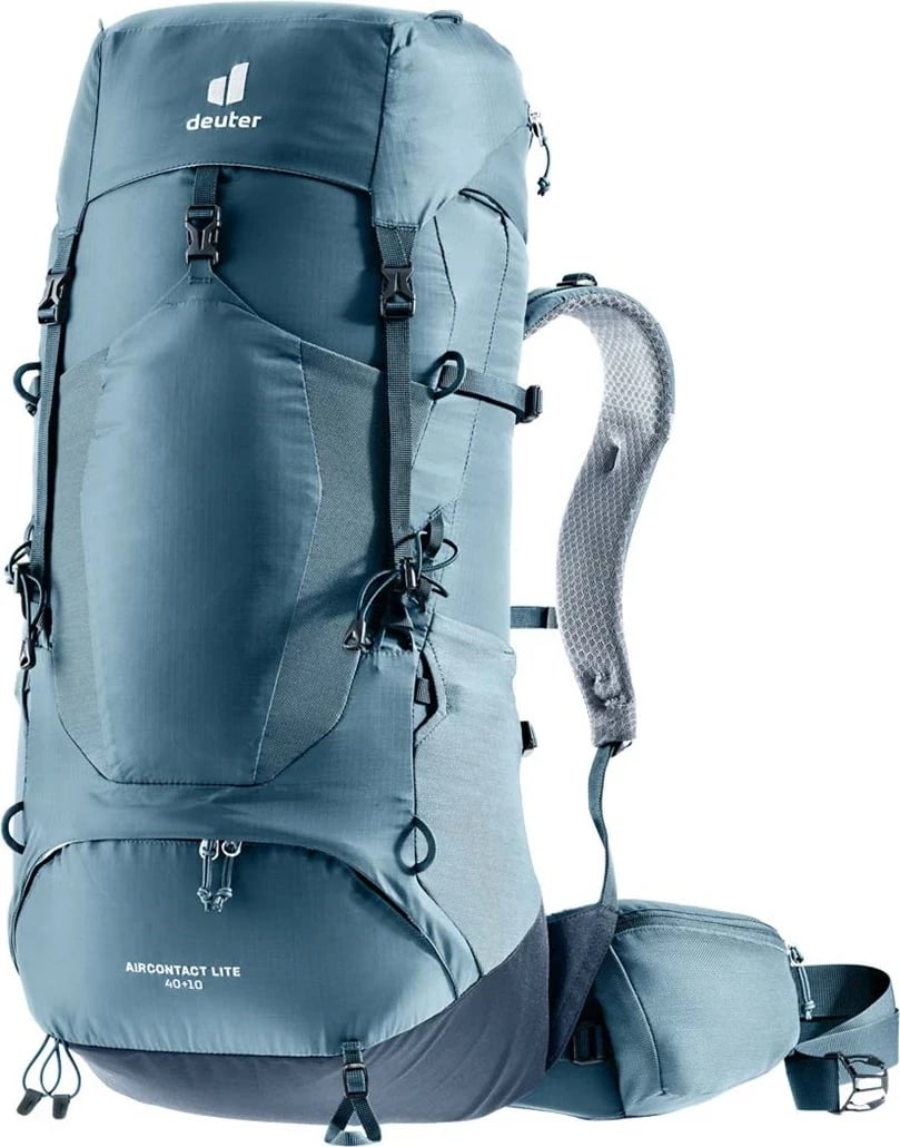 Çanta për trekking Deuter Aircontact Lite 40 + 10, e gjelbër