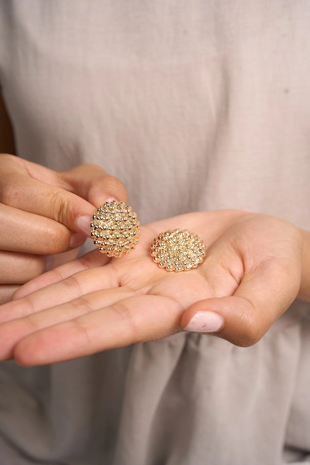 Vathë metalik Elika, ngjyrë ari, ELKGC68341