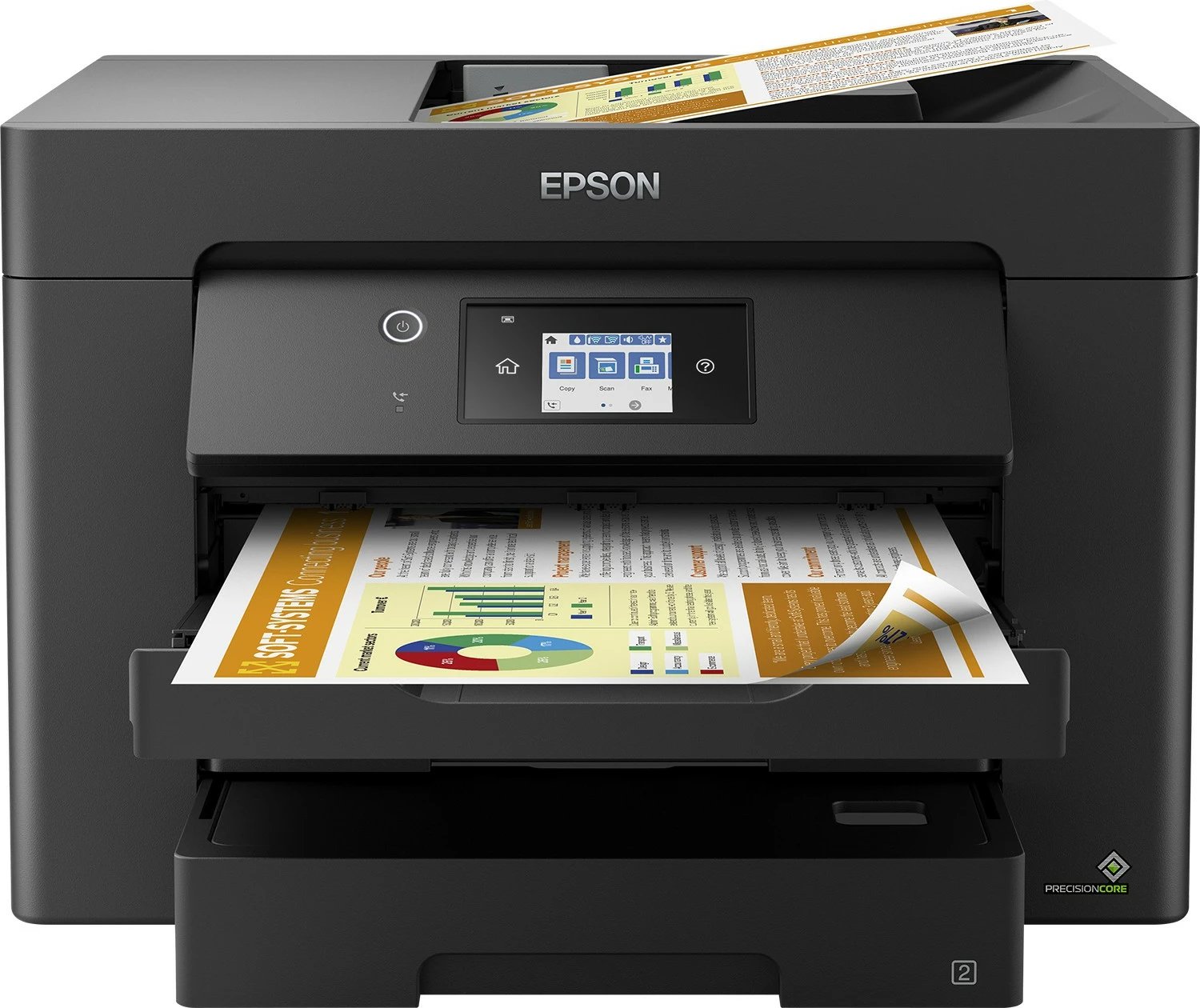Printer multifunksional Epson WorkForce WF-7830DTWF, Inkjet, A3, Ngjyrë e zezë
