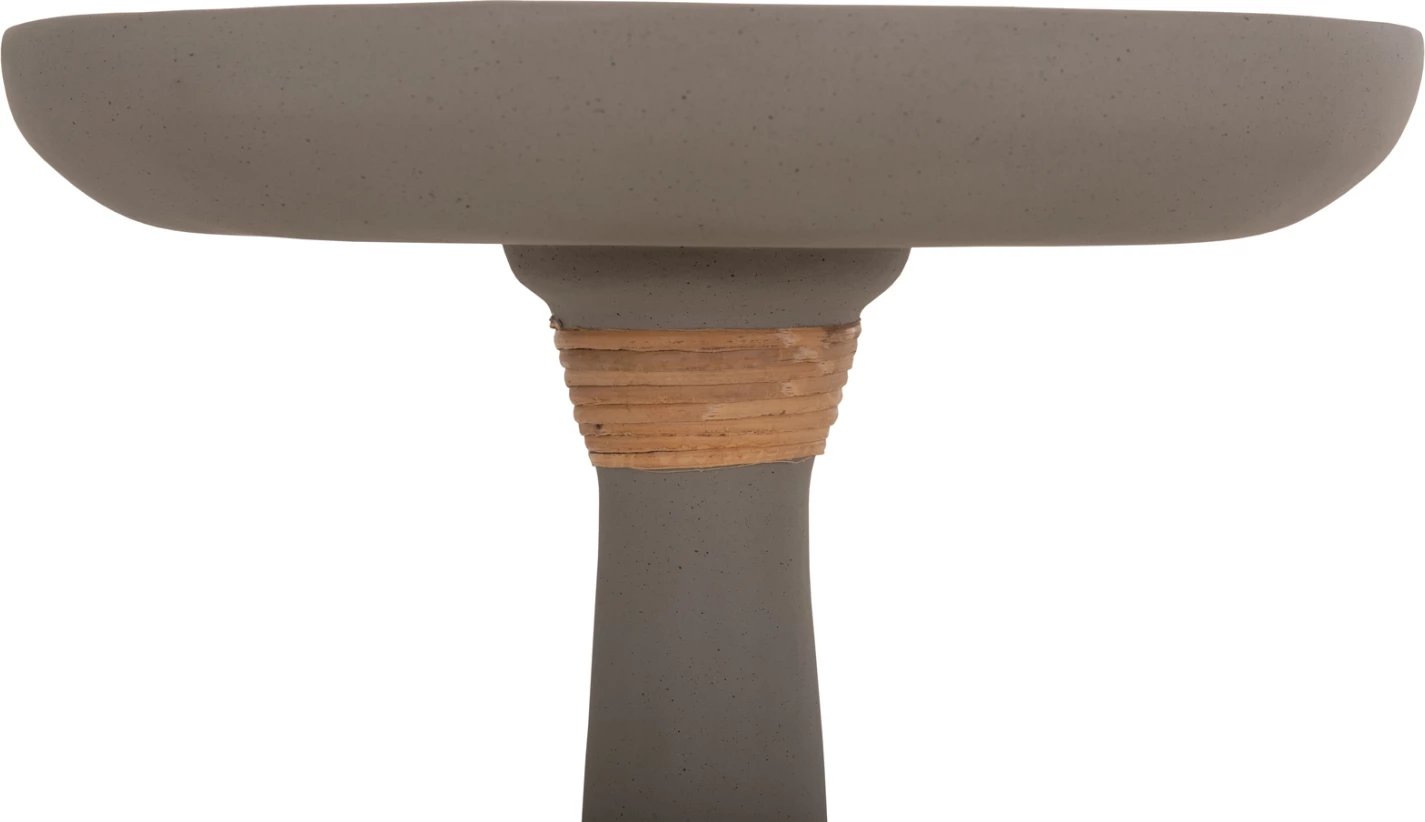 Tavolinë anësore e lartë TORG, rrethore, çimento fiber, ngjyrë gri, FH18170.03, Φ41x62H cm