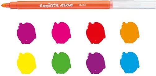 Markerë Carioca Neon 8 Ngjyra Markerë Carioca Neon 8 Ngjyra