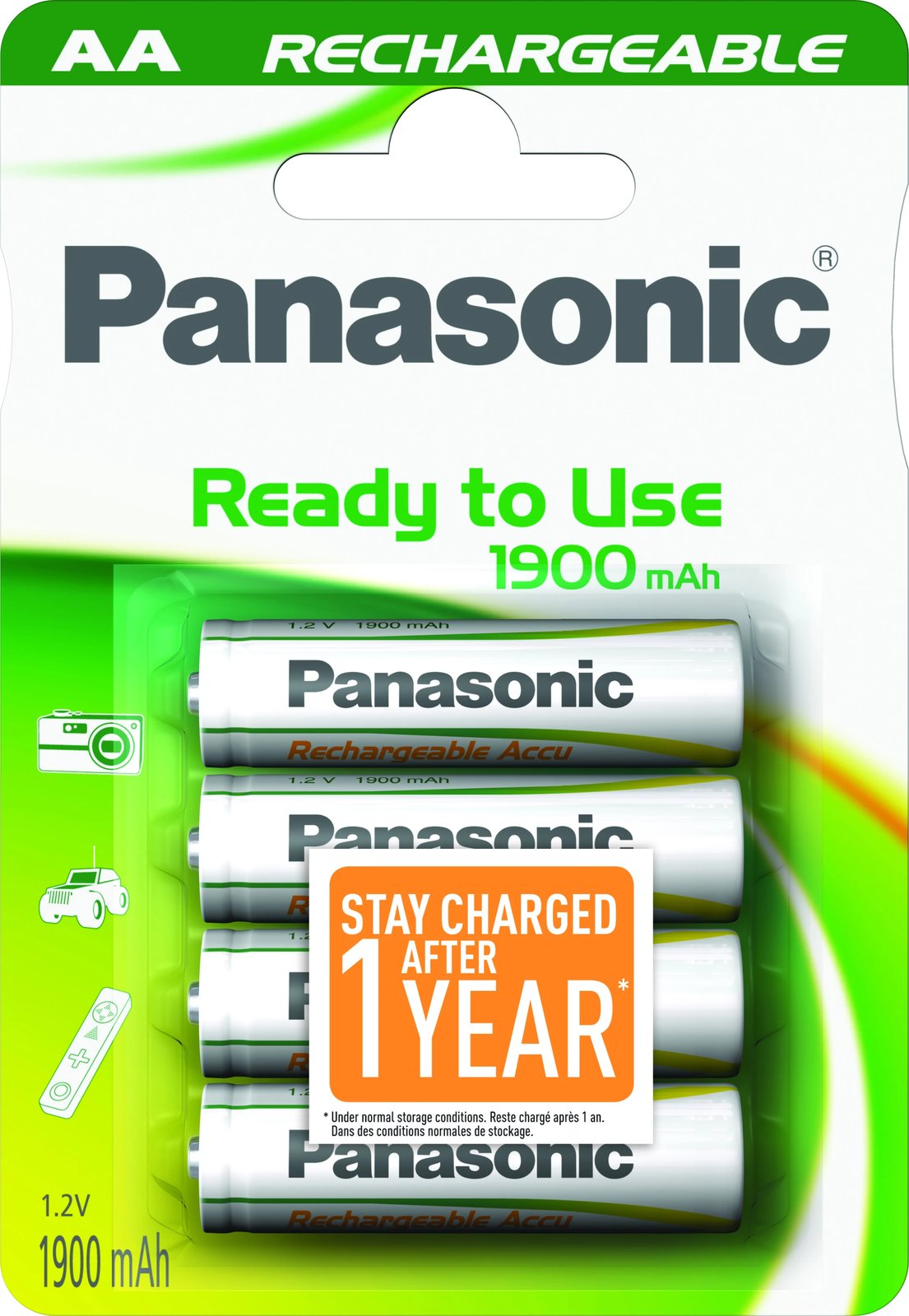 PANASONIC  HHR-3MVE/4BP 1900mAh   