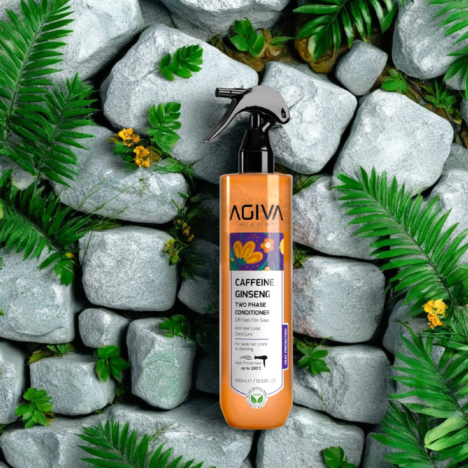 Kondicioner dyfazor Agiva Caffeine Ginseng Pro Care