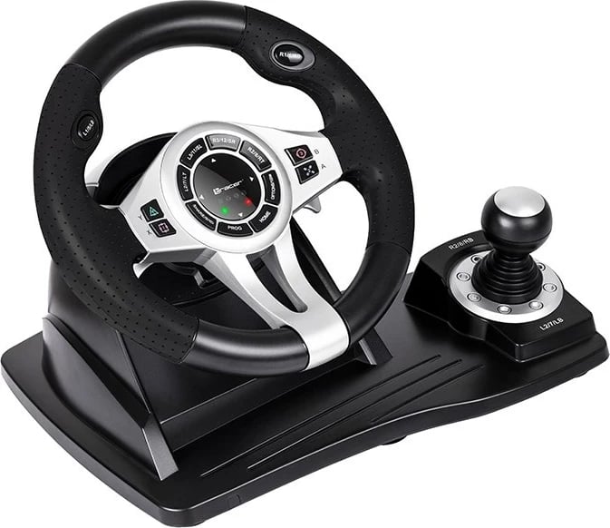 Tracer TRAJOY46524 Gaming Controller Black Steering wheel + Pedals PlayStation 4, Playstation 3