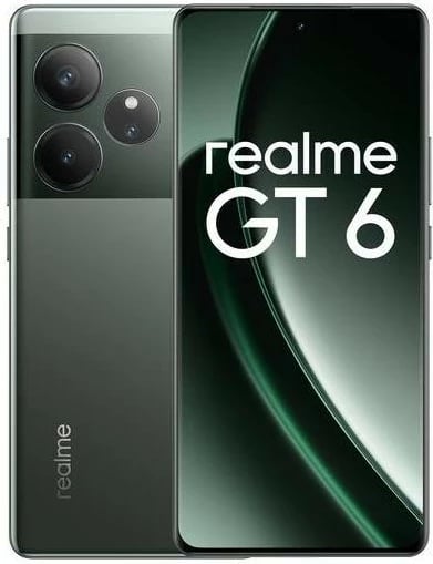 Celular Realme GT6 12/256GB Razor Green