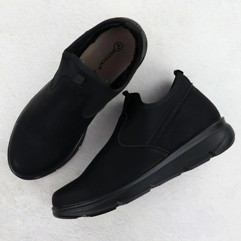 Çizme të ulëta femra Potocki 25-90356, të zeza